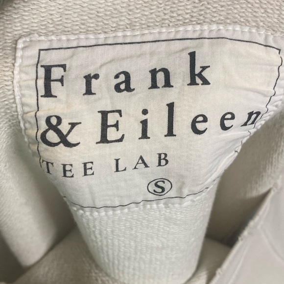 Frank & Eileen Tee Lab Asymmetrical Tan Sweatshirt S - Picture 6 of 10